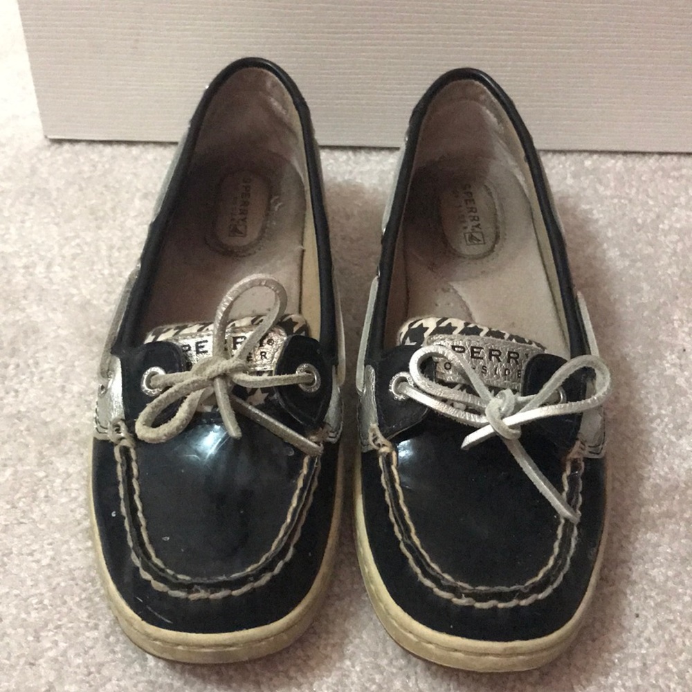 Sperry Boat Shoes in Houndstooth